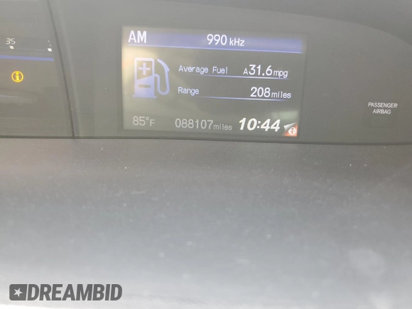 2013 Honda Civic LX z VIN 2HGFB2F58DH600464, wystawiony jako Copart lot #59534175 z przebiegiem 88 107 mil mil oraz Szkoda całkowita • Salvage title. Historia ofert i sprzedaży dostępna na DreamBid. Obrazek 9.