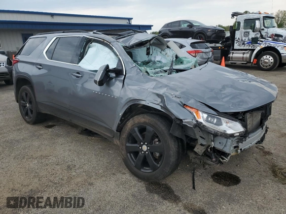 2020 Chevrolet Traverse LT Leather with VIN 1GNEVHKW7LJ242457, listed as a Copart auction lot 70289484 with 0 mi miles and Non Repairable. Bid and sale history available at carsss.com. Image 4.