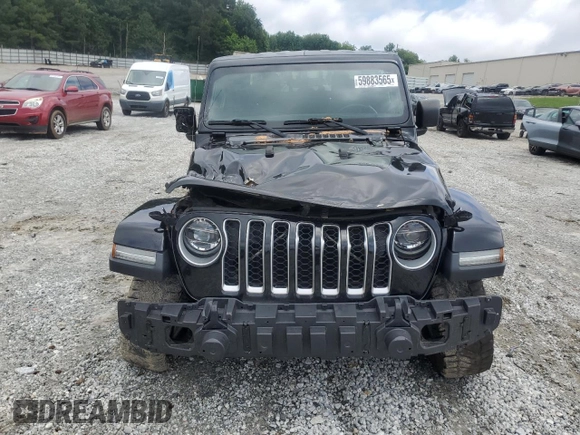 2020 Jeep Gladiator Overland with VIN 1C6HJTFG1LL172604, listed as a Copart auction lot 59883565 with 176,831 mi miles and Salvage title. Bid and sale history available at DreamBid. Image 5.