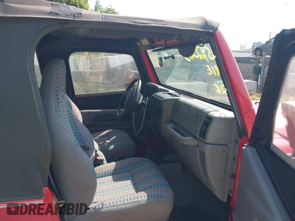 1997 Jeep Wrangler Sport with VIN 1J4FY19S3VP425119, listed as a IAAI auction lot 42592583 with 54,595 mi miles and . Bid and sale history available at DreamBid. Image 5.