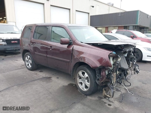 2014 Honda Pilot EX-L with VIN 5FNYF4H59EB045603, listed as a IAAI auction lot 41337898 with 1 mi miles. Bid and sale history available at carsss.com. Image 1.