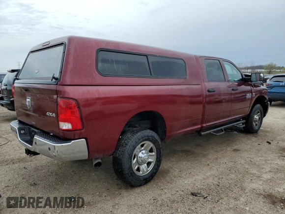 2018 Ram 2500 Tradesman with VIN 3C6UR5HL7JG121745, listed as a Copart auction lot 53988425 with 122,480 mi miles and Salvage title. Bid and sale history available at DreamBid. Image 3.