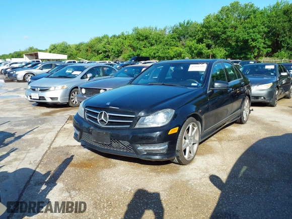 2014 Mercedes-Benz C-Class C 250 Sport with VIN WDDGF4HB1EA958114, listed as a IAAI auction lot 42101249 with 85,100 mi miles. Bid and sale history available at carsss.com. Image 18.
