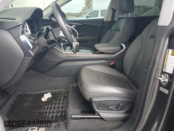 2019 Audi Q8 Prestige with VIN WA1FVAF11KD024380, listed as a Copart auction lot 54579315 with 109,204 mi miles and Salvage title. Bid and sale history available at DreamBid. Image 7.