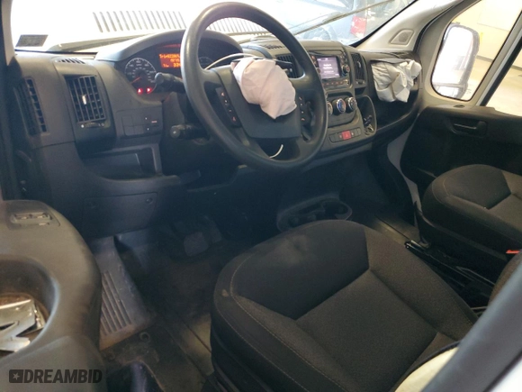 2019 Ram ProMaster Cargo Van with VIN 3C6TRVBG6KE557023, listed as a Copart auction lot 57196174 with 192,735 mi miles and Salvage Title. Bid and sale history available at carsss.com. Image 8.