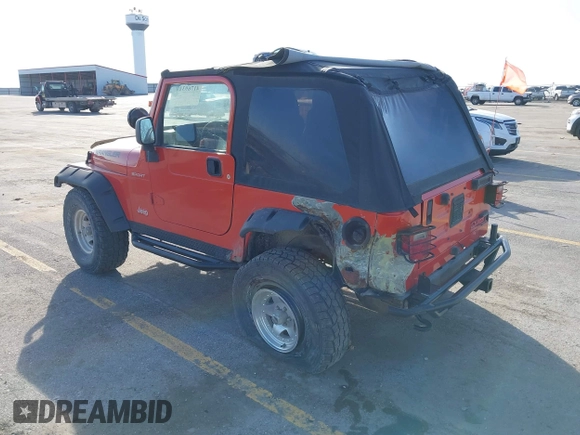 2005 Jeep Wrangler Sport with VIN 1J4FA49S85P344204, listed as a IAAI auction lot 41769319 with 105,927 mi miles. Bid and sale history available at carsss.com. Image 3.