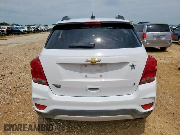 2020 Chevrolet Trax LT with VIN 3GNCJLSB5LL224258, listed as a Copart auction lot 58664515 with 77,217 mi miles and Salvage title. Bid and sale history available at DreamBid. Image 6.