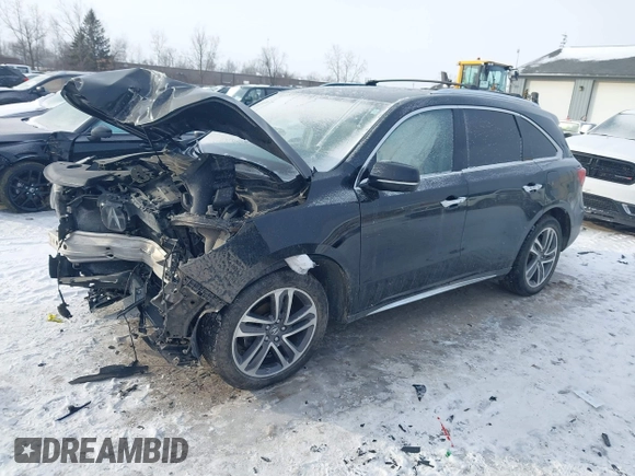 2018 Acura MDX Advance with VIN 5J8YD4H85JL029021, listed as a IAAI auction lot 41376977 with Not Provided miles and . Bid and sale history available at carsss.com. Image 17.