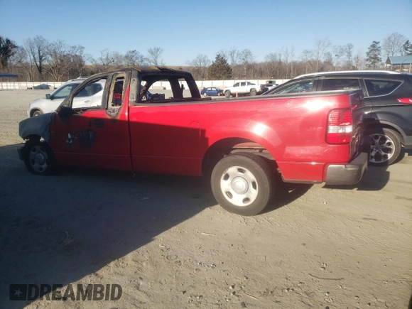 2007 Ford F-150 XL with VIN 1FTRF12247NA86520, listed as a Copart auction lot 41966535 with 0 mi miles and Non Repairable. Bid and sale history available at carsss.com. Image 2.