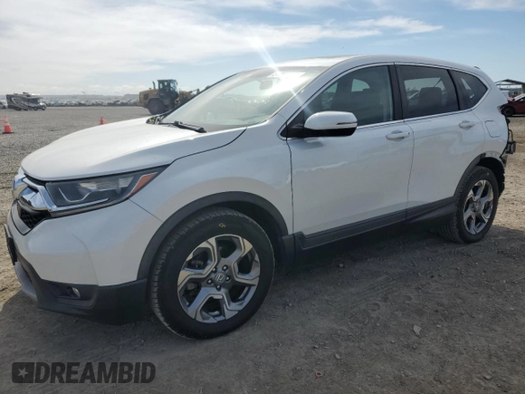 2019 Honda CR-V EX with VIN 5J6RW1H59KA012697, listed as a Copart auction lot 51002785 with 95,257 mi miles and Salvage Title. Bid and sale history available at carsss.com. Image 1.
