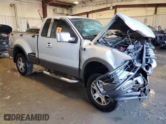 2005 Ford F-150 XLT with VIN 1FTRF04585KC12331, listed as a Copart auction lot 44204765 with 168,830 mi miles and Non Repairable. Bid and sale history available at carsss.com. Image 4.