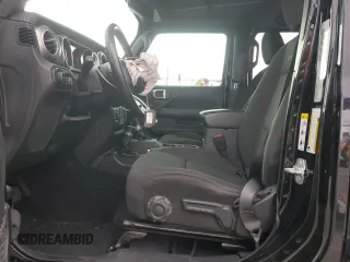 2018 Jeep Wrangler Unlimited Sahara z VIN 1C4HJXEN0JW331477, wystawiony jako Copart lot #49520785 z przebiegiem 98 413 mil mil oraz Szkoda całkowita • Salvage title. Historia ofert i sprzedaży dostępna na DreamBid. Obrazek 7.