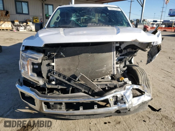 2020 Ford F-150 XL with VIN 1FTEW1CB7LKF10751, listed as a Copart auction lot 78257694 with 76,254 mi miles and Salvage Title. Bid and sale history available at carsss.com. Image 5.