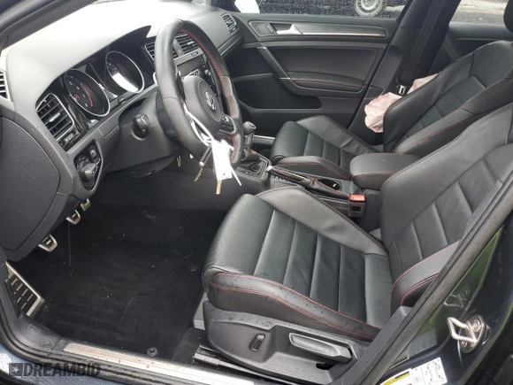 2019 Volkswagen Golf GTI S with VIN 3VW5T7AU0KM024125, listed as a Copart auction lot 45968945 with 52,489 mi miles and Salvage Title. Bid and sale history available at carsss.com. Image 7.