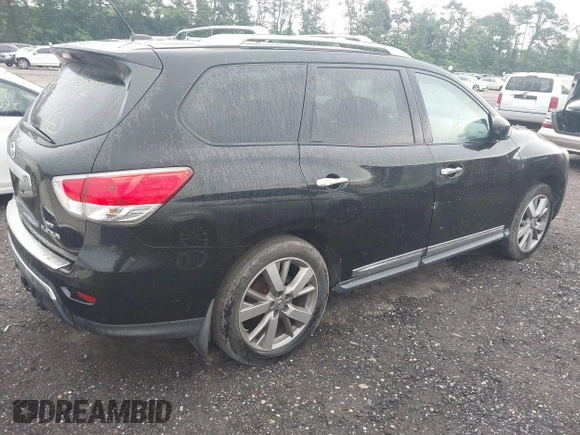 2014 Nissan Pathfinder S with VIN 5N1AR2MM3EC698527, listed as a IAAI auction lot 42576249 with Not provided miles and . Bid and sale history available at DreamBid. Image 4.