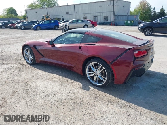 2016 Chevrolet Corvette Z51 2LT with VIN 1G1YK2D71G5115826, listed as a IAAI auction lot 42220009 with Not provided miles and . Bid and sale history available at DreamBid. Image 3.