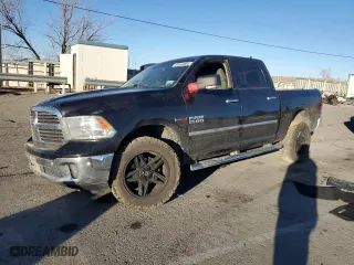 2015 Ram 1500 Big Horn with VIN 1C6RR7LM3FS697804, listed as a Copart auction lot 88078805 with 287,031 mi miles and Salvage Title. Bid and sale history available at carsss.com. Image 1.