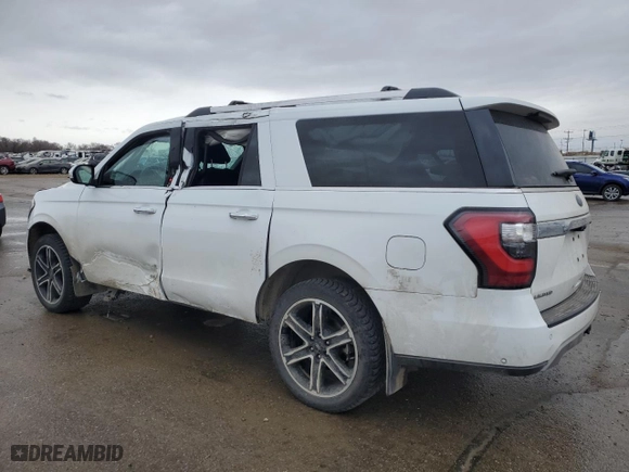 2021 Ford Expedition Max Limited with VIN 1FMJK2AT2MEA77220, listed as a Copart auction lot 43075265 with 68,727 mi miles and Salvage Title. Bid and sale history available at carsss.com. Image 2.
