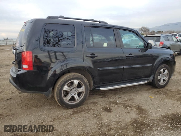 2014 Honda Pilot EX-L with VIN 5FNYF3H55EB028226, listed as a Copart auction lot 42450295 with 112,011 mi miles and Salvage Title. Bid and sale history available at carsss.com. Image 3.