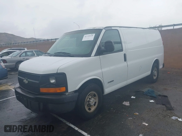 2003 Chevrolet Express Cargo with VIN 1GCGG25U231104716, listed as a IAAI auction lot 41729118 with Not Provided miles and . Bid and sale history available at DreamBid. Image 2.