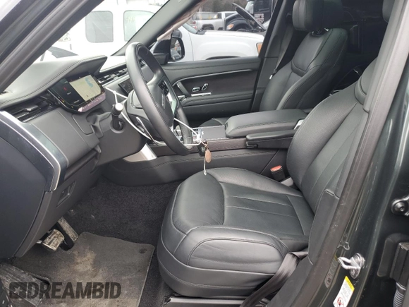 2023 Land Rover Range Rover with VIN SALK1BE71PA024084, listed as a Copart auction lot 48036765 with 17,187 mi miles and Salvage Title. Bid and sale history available at DreamBid. Image 7.