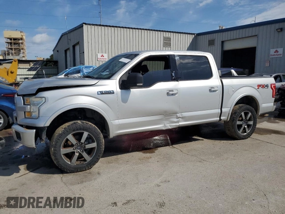 2015 Ford F-150 XLT с VIN 1FTEW1EF1FKE33685, выставлен на аукционе Copart как лот 57180675 с пробегом Не указан миль и Списание • Salvage title. История ставок и продаж доступна на DreamBid. Изображение 1.