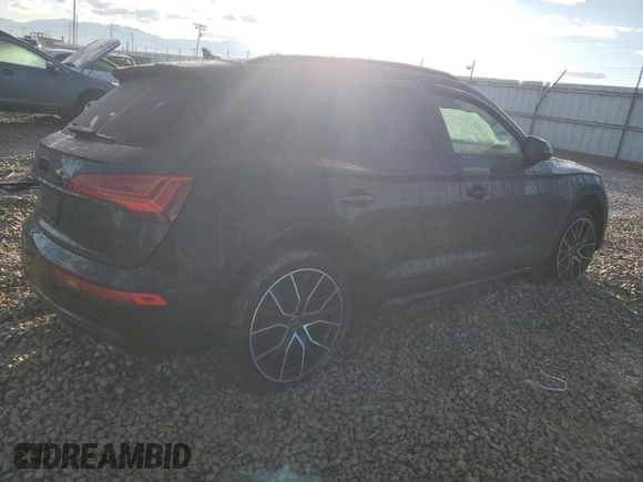 2022 Audi SQ5 Premium Plus with VIN WA1B4AFY5N2126277, listed as a Copart auction lot 76805603 with 16,529 mi miles and . Bid and sale history available at DreamBid. Image 3.