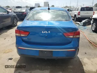 2022 Kia Rio LX with VIN 3KPA24AD3NE468231, listed as a Copart auction lot 49903475 with 62,187 mi miles and Salvage Title. Bid and sale history available at carsss.com. Image 6.