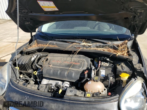 2016 FIAT 500X Pop with VIN ZFBCFXAT7GP484606, listed as a Copart auction lot 75854824 with 62,509 mi miles and Salvage title. Bid and sale history available at DreamBid. Image 11.