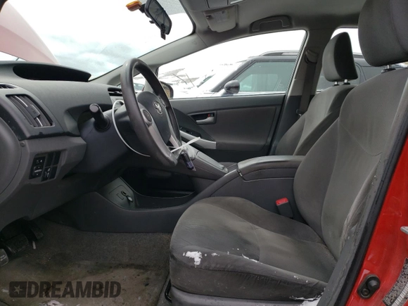 2011 Toyota Prius I with VIN JTDKN3DU9B0293392, listed as a Copart auction lot 51018005 with 206,511 mi miles and Salvage Title. Bid and sale history available at DreamBid. Image 7.