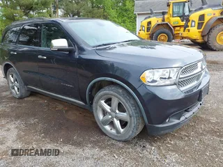 2012 Dodge Durango Citadel with VIN 1C4SDJET1CC205092, listed as a IAAI auction lot 42164281 with 276,322 mi miles. Bid and sale history available at carsss.com. Image 1.