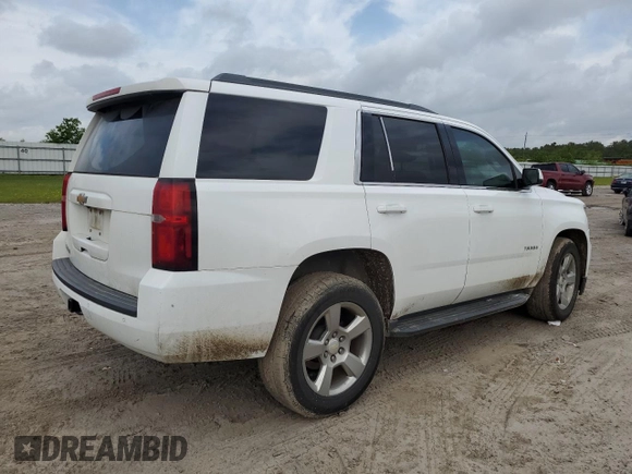 2017 Chevrolet Tahoe LS with VIN 1GNSCAKCXHR392710, listed as a Copart auction lot 54776815 with Not provided miles and Salvage title. Bid and sale history available at DreamBid. Image 3.