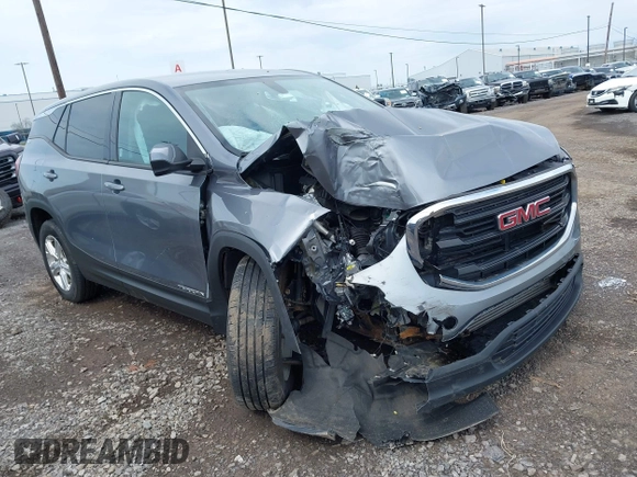 2019 GMC Terrain SLE with VIN 3GKALMEV1KL222743, listed as a IAAI auction lot 42161700 with 120,939 mi miles and . Bid and sale history available at DreamBid. Image 1.