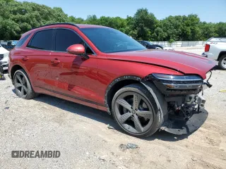 2023 Genesis GV70 2.5T with VIN KMUMADTB3PU111631, listed as a Copart auction lot 60283415 with 37,708 mi miles and Salvage title. Bid and sale history available at DreamBid. Image 4.