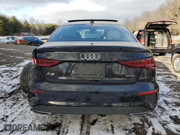 2022 Audi A3 Sedan Progressiv with VIN WAULUCGYXNA034069, listed as a Copart auction lot 37035574 with 19,370 mi miles. Bid and sale history available at carsss.com. Image 6.