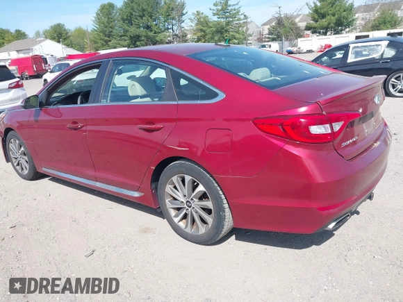 2015 Hyundai Sonata Limited with VIN 5NPE34AF7FH088872, listed as a IAAI auction lot 42105320 with 151,622 mi miles and . Bid and sale history available at carsss.com. Image 3.