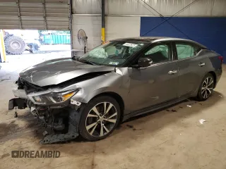 2017 Nissan Maxima SV with VIN 1N4AA6APXHC421210, listed as a Copart auction lot 64623625 with 116,310 mi miles and Salvage title. Bid and sale history available at DreamBid. Image 1.