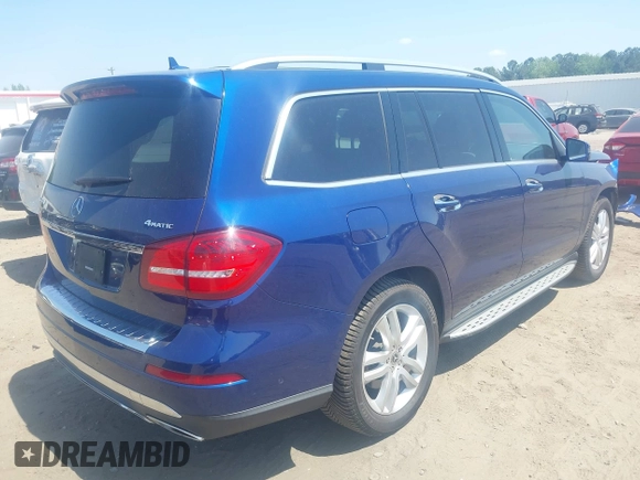2018 Mercedes-Benz GLS with VIN 4JGDF6EE8JB056468, listed as a IAAI auction lot 42067832 with 71,876 mi miles. Bid and sale history available at carsss.com. Image 4.