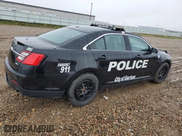 2014 Ford Police Interceptor with VIN 1FAHP2MT9EG111729, listed as a Copart auction lot 56947315 with 74,887 mi miles and Salvage title. Bid and sale history available at DreamBid. Image 3.