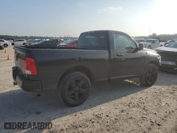 2017 Ram 1500 Express with VIN 3C6JR6AG4HG598942, listed as a Copart auction lot 54698805 with 93,171 mi miles and Salvage title. Bid and sale history available at DreamBid. Image 3.