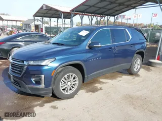 2022 Chevrolet Traverse LT Cloth with VIN 1GNERGKW5NJ163323, listed as a IAAI auction lot 40683777 with 47,505 mi miles. Bid and sale history available at carsss.com. Image 2.