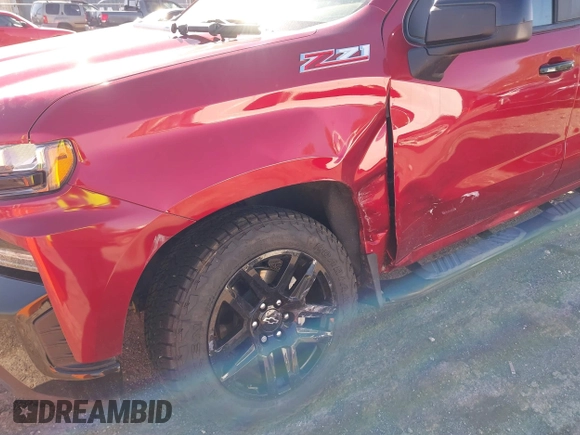 2021 Chevrolet Silverado 1500 LT Trail Boss with VIN 1GCPYFED3MZ381916, listed as a IAAI auction lot 42032978 with 20,734 mi miles and . Bid and sale history available at DreamBid. Image 6.