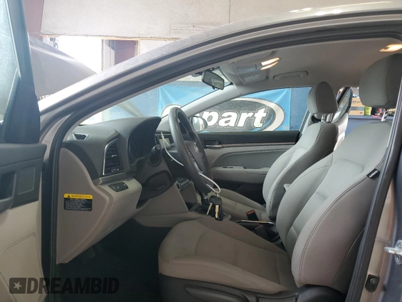 2018 Hyundai Elantra SEL with VIN 5NPD84LF4JH246099, listed as a Copart auction lot 55792465 with 59,214 mi miles and Salvage Title. Bid and sale history available at DreamBid. Image 7.