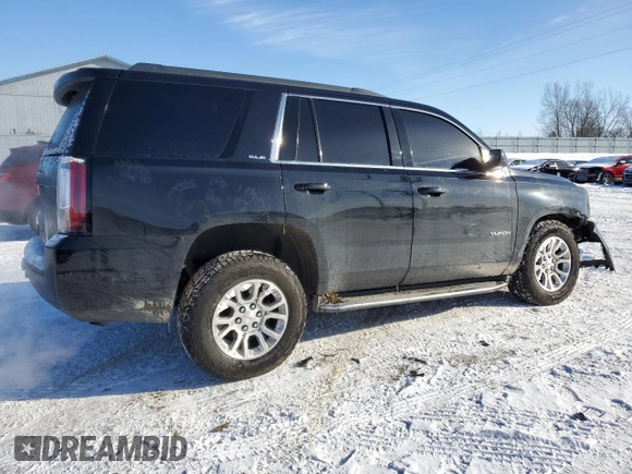 2015 GMC Yukon SLE with VIN 1GKS2AKC0FR267745, listed as a Copart auction lot 84876234 with 145,716 mi miles and Clean Title. Bid and sale history available at carsss.com. Image 3.
