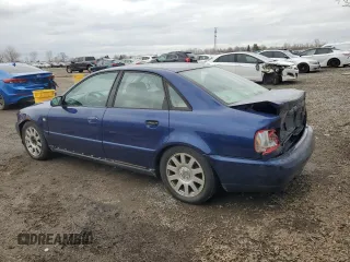 2000 Audi A4 с VIN WAUDC28D6YA043658, выставлен на аукционе Copart как лот 52804415 с пробегом 350 705 миль миль и Списание • Salvage title. История ставок и продаж доступна на DreamBid. Изображение 2.