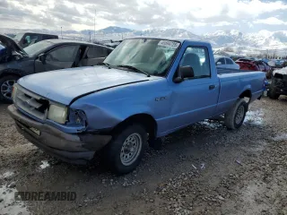 1997 Ford Ranger XLT with VIN 1FTCR10A6VUB70123, listed as a Copart auction lot 49894725 with 177,885 mi miles and Salvage Title. Bid and sale history available at carsss.com. Image 1.
