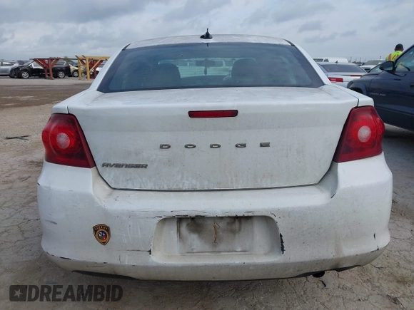 2014 Dodge Avenger SE with VIN 1C3CDZAB6EN219324, listed as a IAAI auction lot 42430841 with 177,104 mi miles and . Bid and sale history available at DreamBid. Image 17.