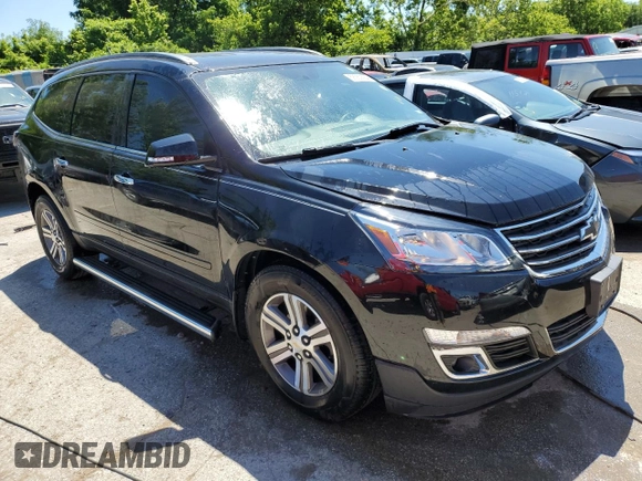 2017 Chevrolet Traverse LT with VIN 1GNKRHKD9HJ338586, listed as a Copart auction lot 58360584 with 89,066 mi miles and Salvage Title. Bid and sale history available at DreamBid. Image 4.