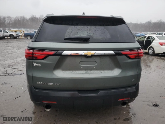 2022 Chevrolet Traverse LT Leather with VIN 1GNEVHKW4NJ177926, listed as a Copart auction lot 83600084 with 0 mi miles and Salvage Title. Bid and sale history available at carsss.com. Image 6.