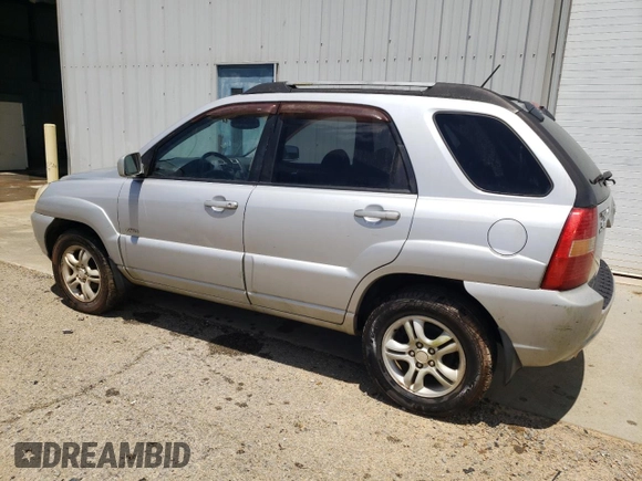 2005 Kia Sportage LX with VIN KNDJE723657067187, listed as a Copart auction lot 57403525 with 228,648 mi miles and Clean title. Bid and sale history available at DreamBid. Image 2.